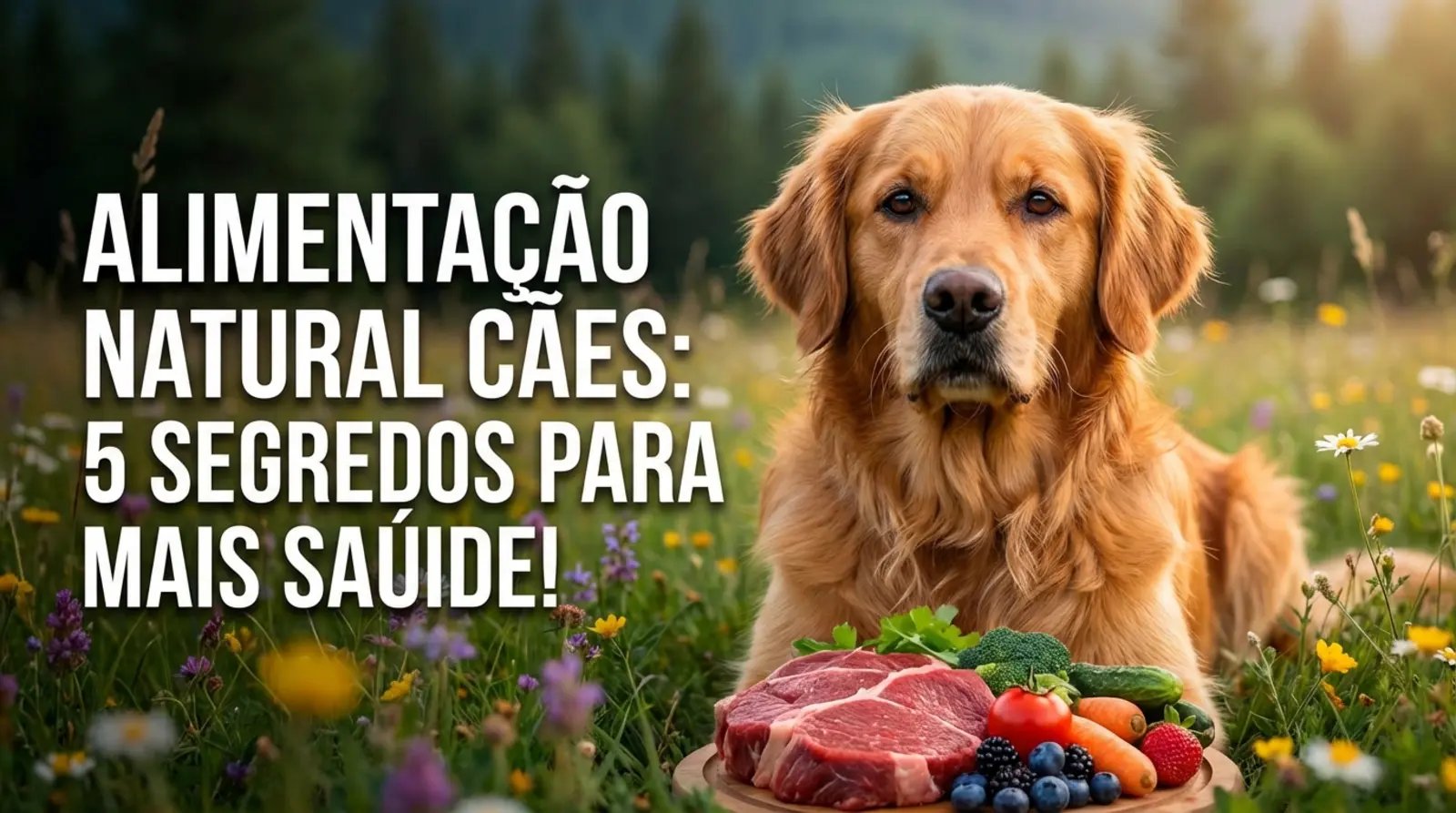 benefícios da alimentação natural para cães