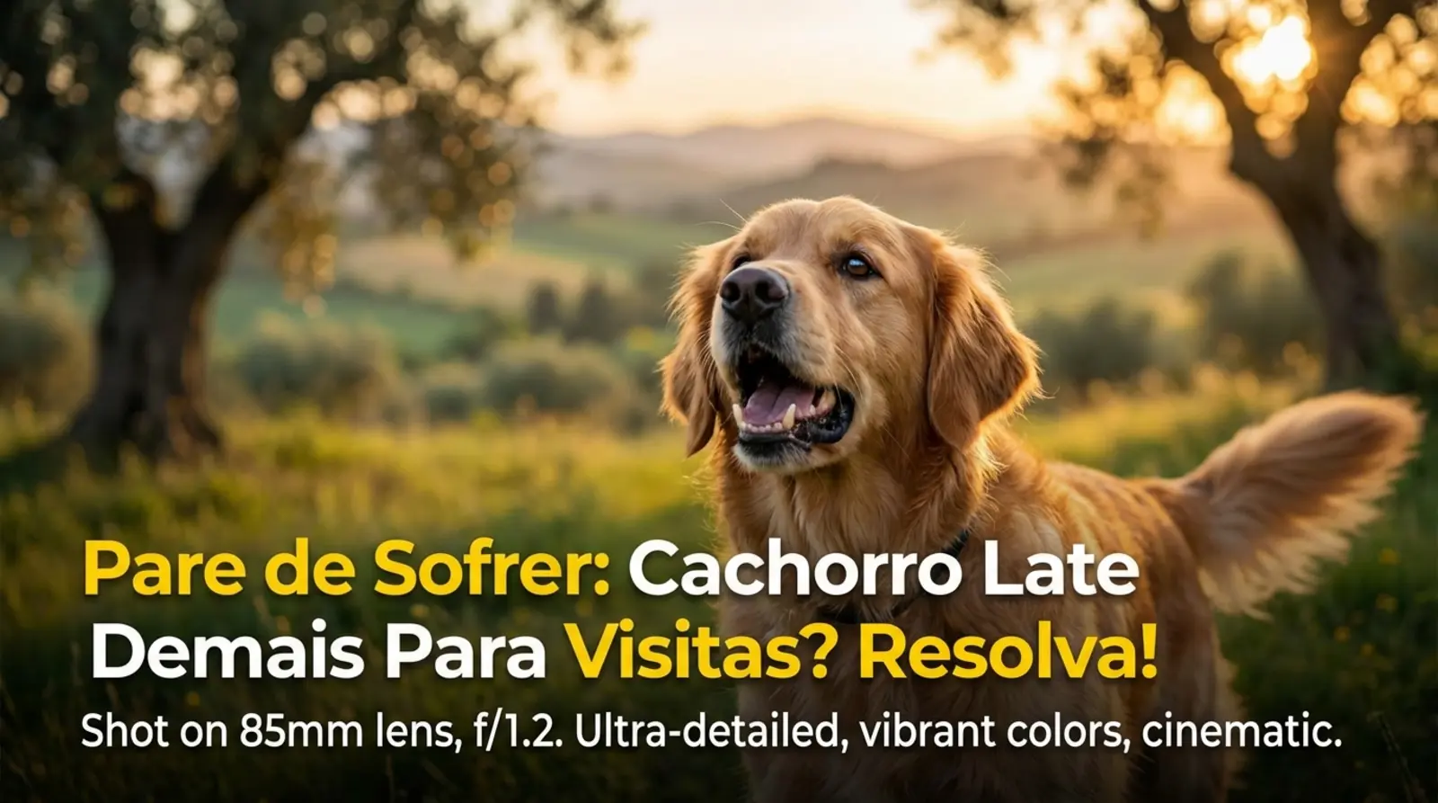 cachorro latindo muito para visitas como resolver