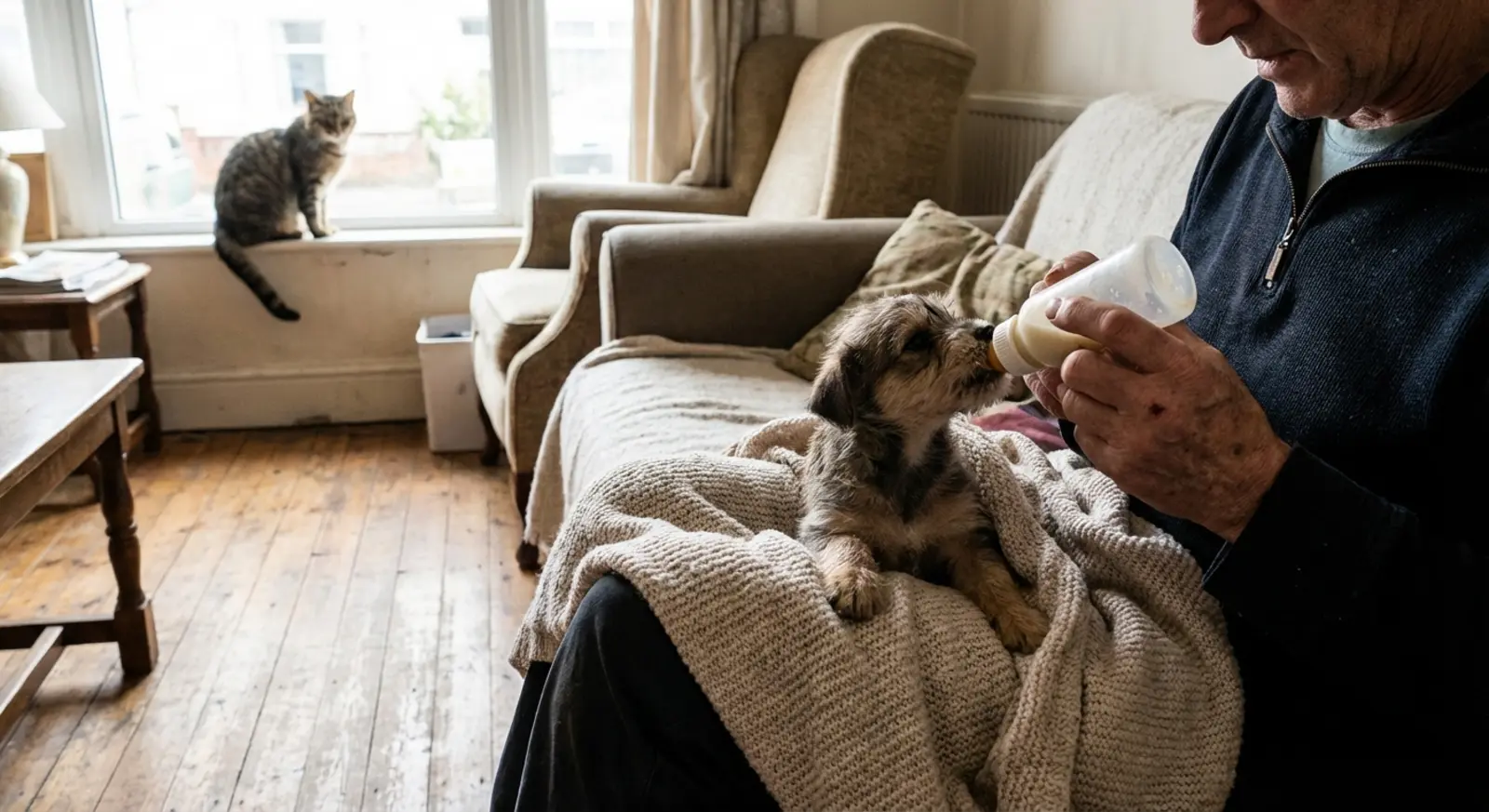 como cuidar de um filhote de cachorro recem nascido orfão