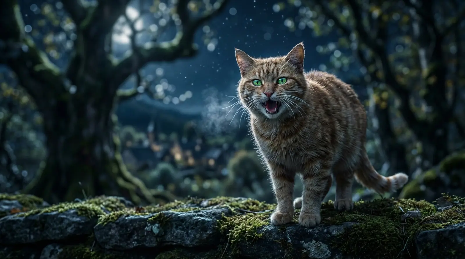 gato miando muito à noite o que pode ser