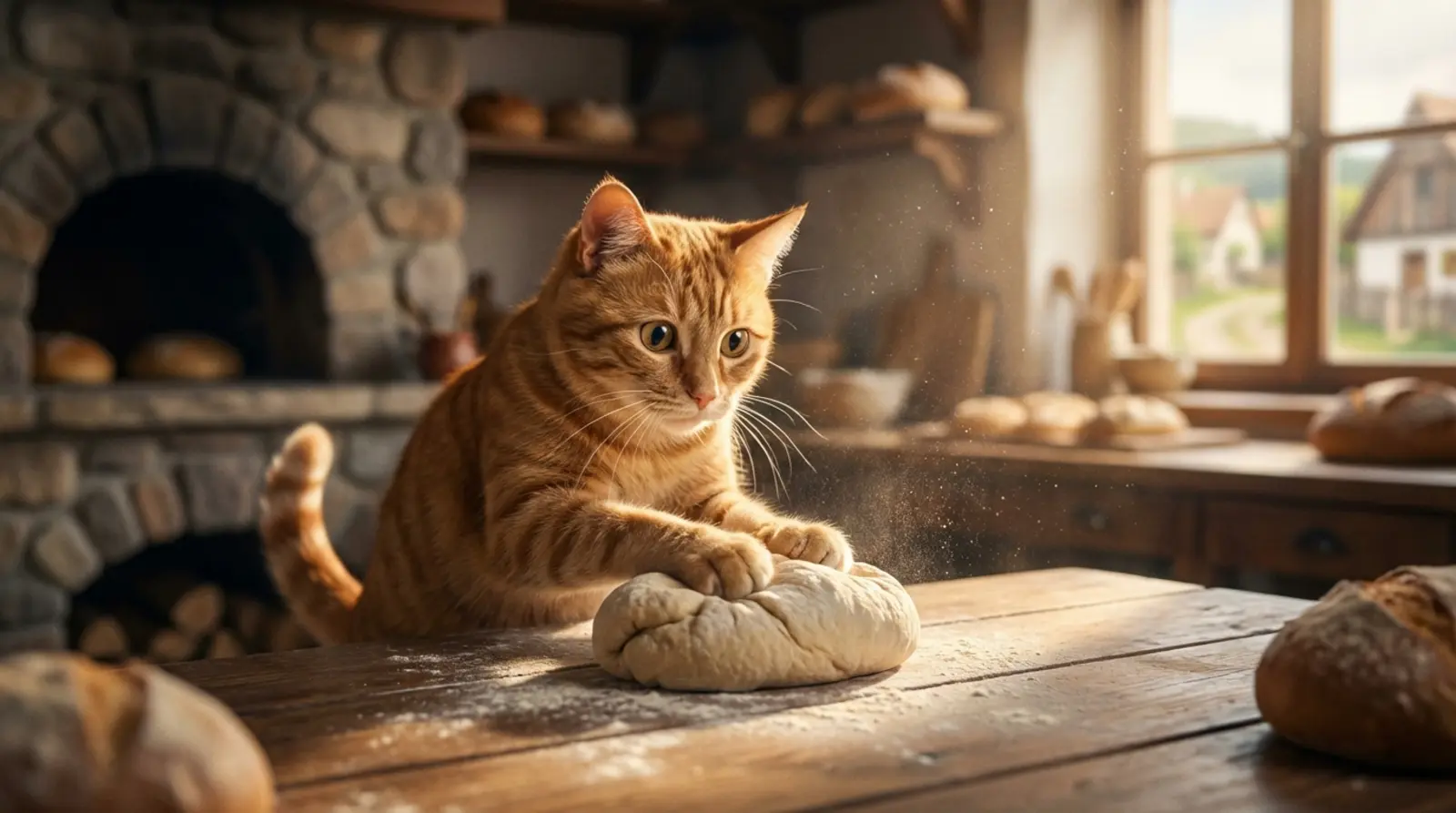 o que significa gato amassando pãozinho