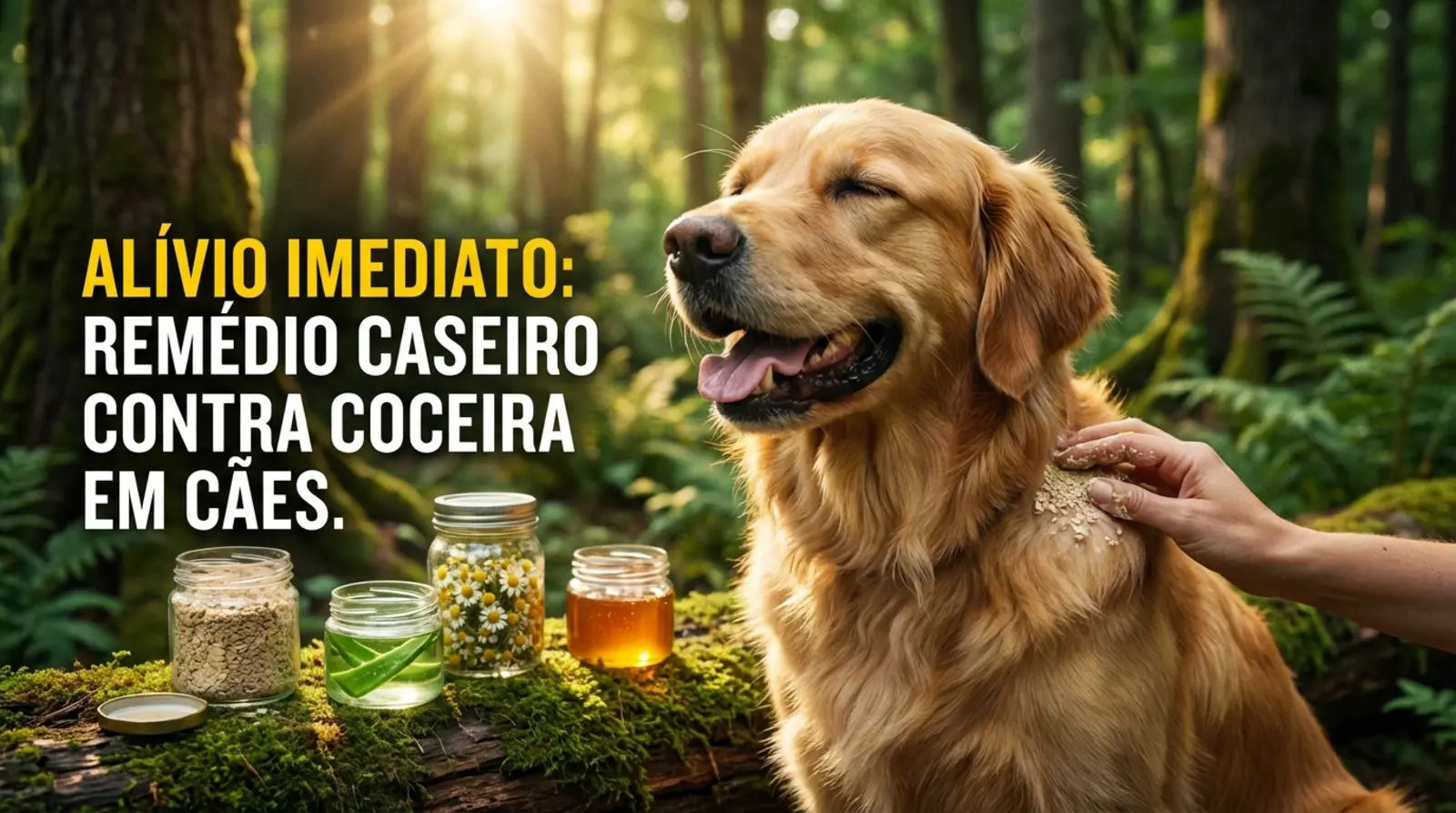 remédio caseiro para coceira em cachorro
