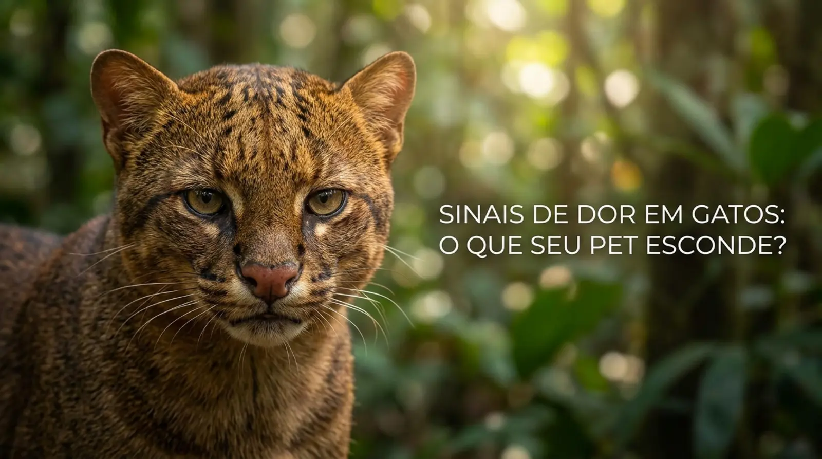 sinais de que o gato está com dor