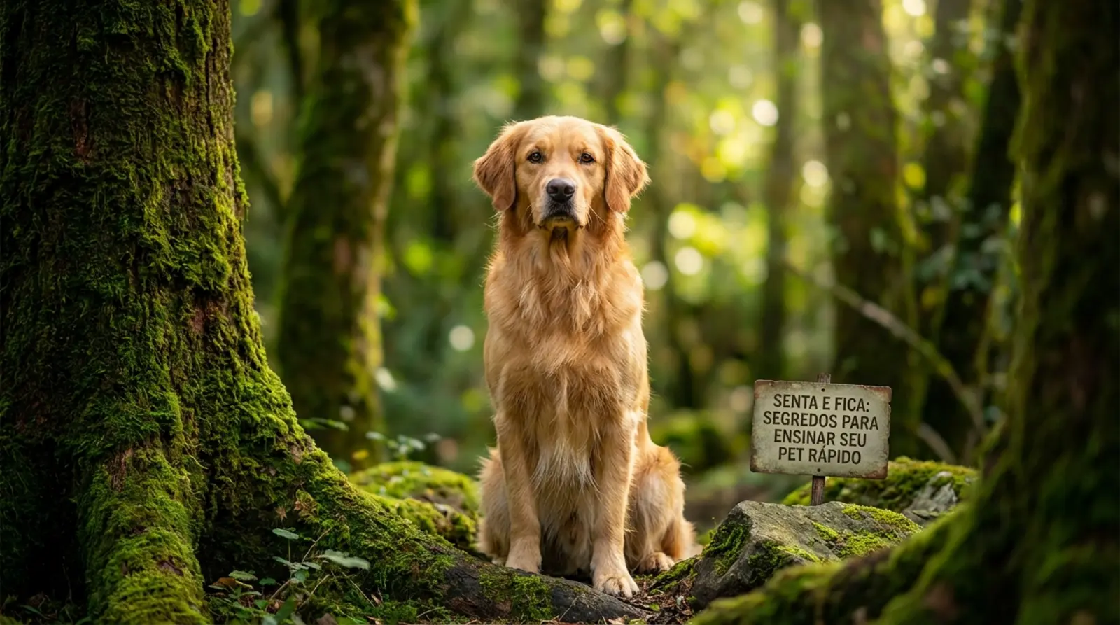 como ensinar o comando senta e fica