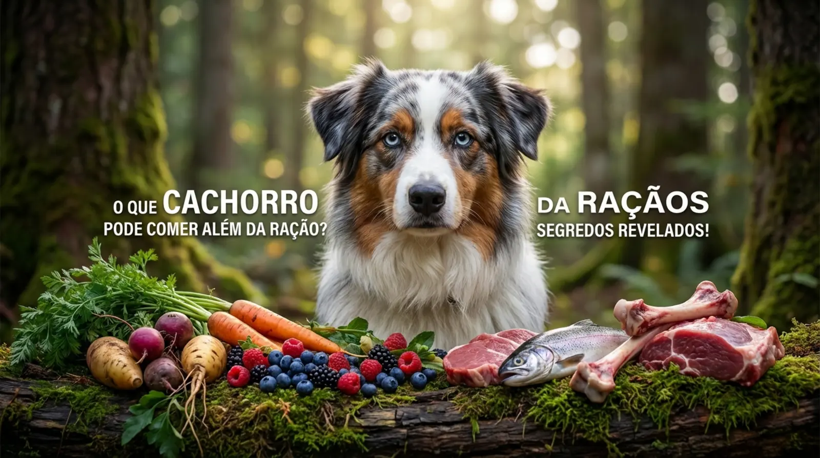 o que cachorro pode comer além da ração