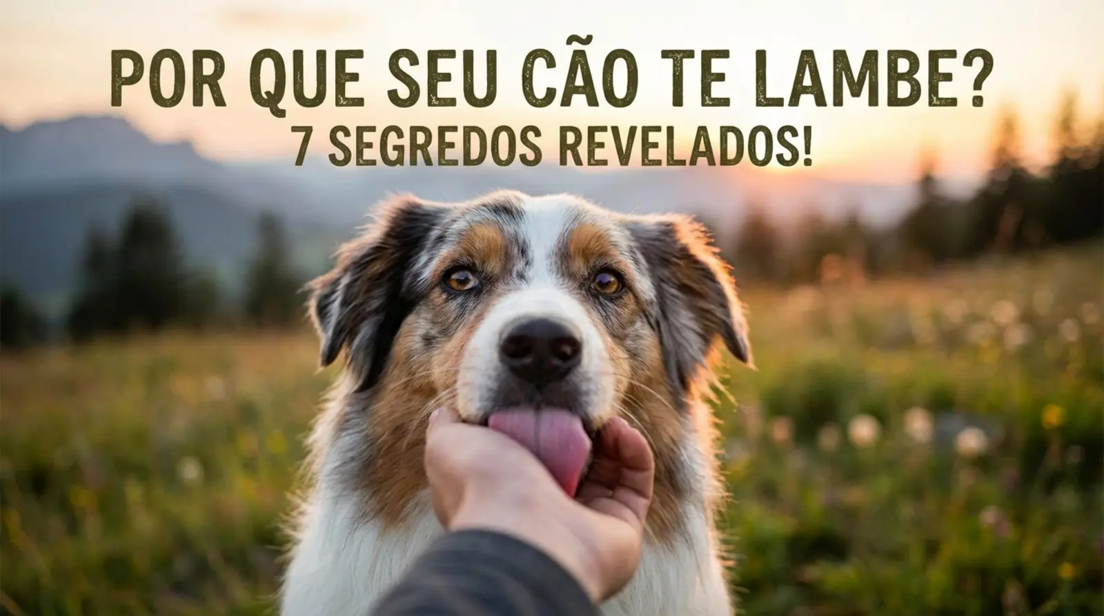 por que meu cachorro me lambe tanto