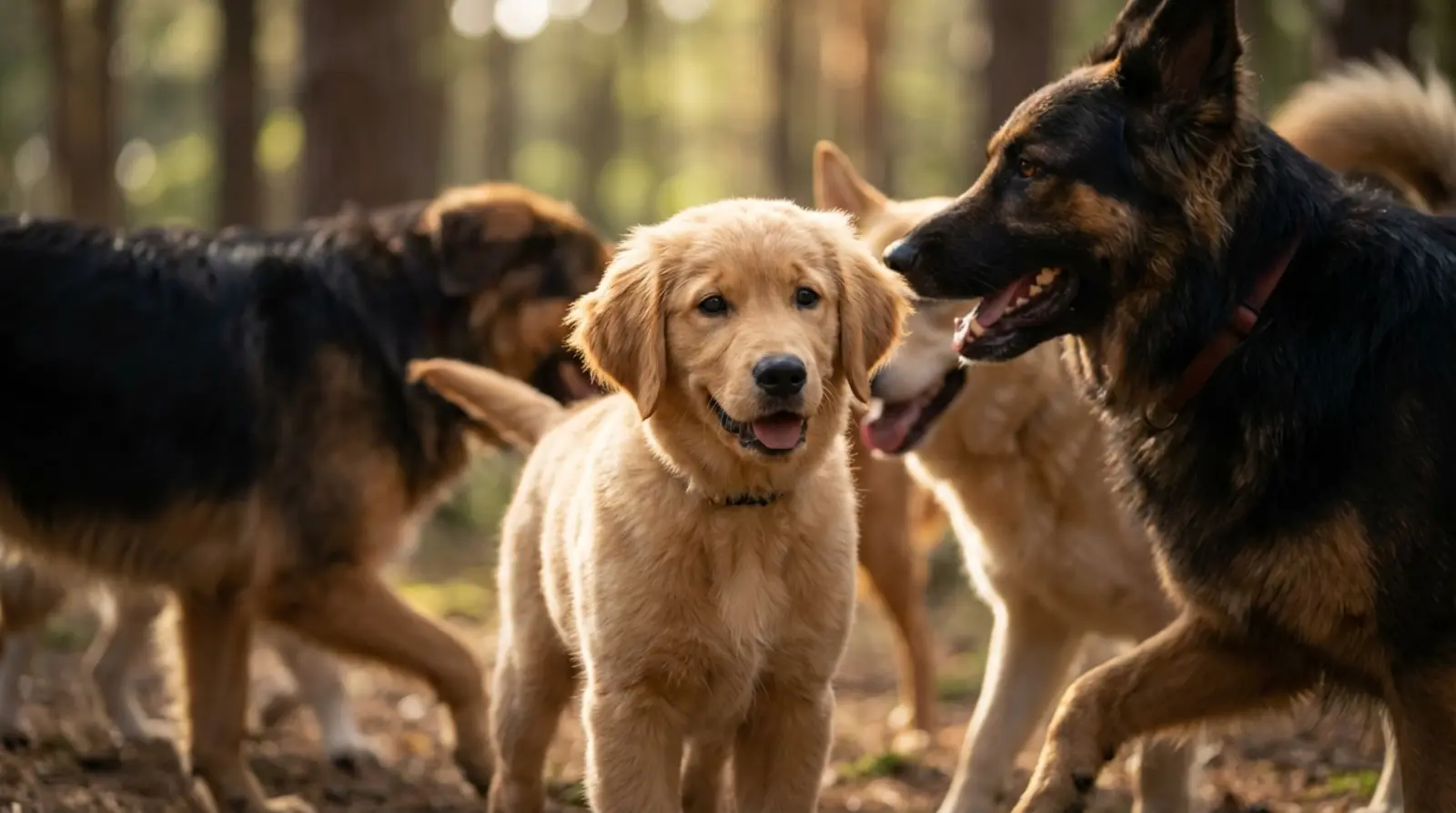 socializar filhote com outros cachorros